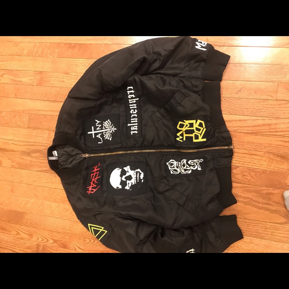 Men’s medium divided rockstar heavy metal jacket